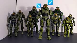 Halo Figure Comparisons - Jazwares / Wicked Cool Toys