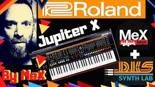 Roland Jupiter X by MeX & @DKS-SYNTH-LAB (Subtitles)