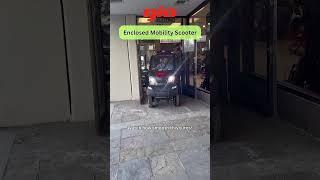 Smooth turn in enclosed mobility scooter in USA & Canada  #emobility #electricscooter #usa #canada