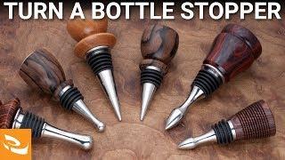 Turning a Bottle Stopper (Woodturning Project)