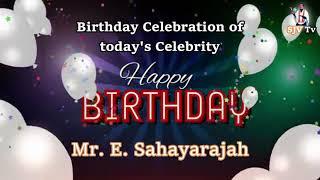 Birthday celebration of today's Celebrity - 15.09.2021 Mr. E. Sahayarajah