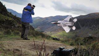 F-22 tearing up the famous Mach Loop !!  Low,Fast & Loud