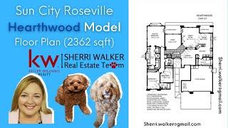 Sun City Roseville Hearthwood Model - Floor Plan & Guided Tour