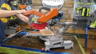 Lazy Guy DIY Quick Tip: Dado Cuts With A Sliding Miter Saw