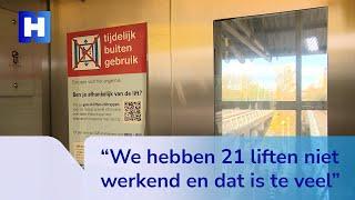 Kapotte liften bij Amsterdamse metro's zorgen voor ergernis