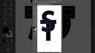 TS monogram illustrator logo design #youtubeshorts #adobeillustrator #shorts #youtube #illustrator