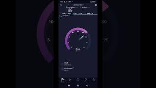 Speed test 5G iliad su rete windtre con un telefono con il modem Qualcomm x50