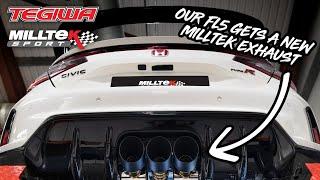 Our Civic FL5 gets a new Milltek Sport non-resonated exhaust system! - (Stock Vs Milltek Sport)