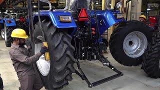 Solis tractors production in India at Sonalika agricultural machinery plant