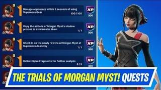 Fortnite Complete Supernova Academy Quests - How to EASILY Complete The Trials of Morgan Myst Quests