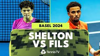 Ben Shelton vs Arthur Fils Highlights | Basel 2024