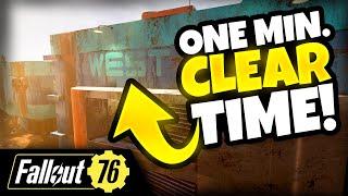 Clear WestTek in ONE MINUTE !!! - Fallout 76