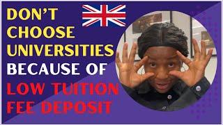 Why You Should Not Choose Schools Because of Low Tuition Fee Deposit as an International Student