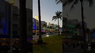 Ocean dr Miami #evenings #fyp #miamibeach #oceandrive #satisfying