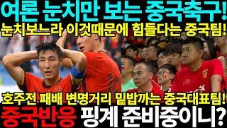 [중국반응] 여론 눈치보느라 이것때문에 힘들다는 중국축구! 핑계대니? 북중미 월드컵 아시아 3차예선 바레인 인도네시아 중국 호주 사우디아라비아 일본 대한민국 요르단 중국전 중국반응