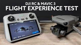 DJI RC and DJI Mavic 3 Flight Experience Test - As Good As The RC Pro?