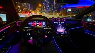 LATE NIGHT 2024 AMG GLC 43 POV DRIVE IN TORONTO