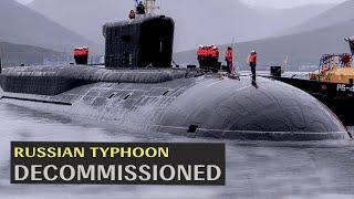 Russian Navy Decommissioned World’s Largest Submarine Typhoon Class TK-208 Dmitry Donskoy