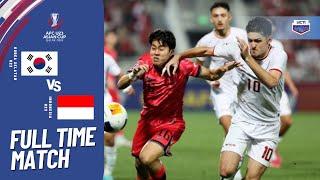 AFC U23 ASIAN CUP QATAR 2024 - QUARTER FINAL INDONESIA (2) VS (2) SOUTH KOREA - FULL TIME MATCH