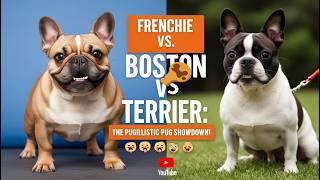 French Bulldog vs Boston Terrier: The Adorable Showdown! part-1 #frenchbulldogvsbostonterrier