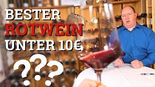 Der beste ROTWEIN unter 10€ ??? Ich teste Ihn