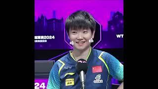 妹宝这一笑我真的陷进去了 #孙颖莎#王楚钦 #sunyingsha  #tabletennis #乒乓球 #中国乒乓球