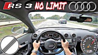 Audi RS3 8P (2011) Acceleration on German Autobahn No Limit Sound