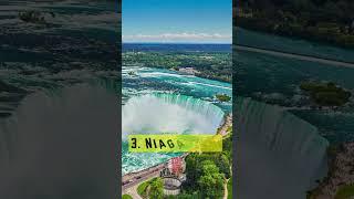 TOP 5 WATER FALLS IN THE WORLD | #water #waterfall #watersounds  #shorts #ytshorts