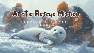 Arctic Rescue: Saving the Wounded Seal Pup in a Snowstorm ️ #SnowstormSurvival #SealPupRescue