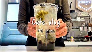 (Eng)Come watch pearls for 40 minutes/ cafe vlog collection / asmr