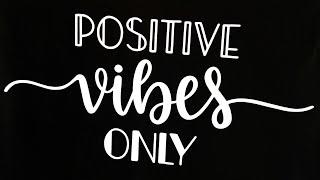 Positive vibes only  t-shirt making  fashion  small business idea  cricut projects  etsy 