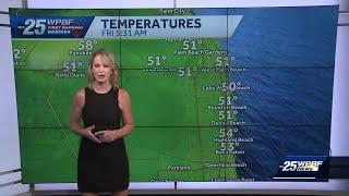 Colder Start for South Florida Today