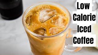 How to make Low Calorie Iced Coffee at home  @Palate's Desire