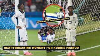 Kobbie Mainoo Was Seen Devastated and Removing his Medal After England Lost To Spain