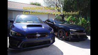 Automotive News For Car Enthusiast's 2026 Mandate!