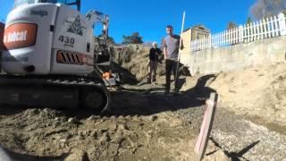 Unilock Retaining Wall Construction Time Lapse