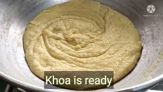 How to prepare Khoa/Khoya/Mawa from Milk cream