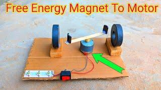 How to generate free energy generator with two dc motor/100% Self Running Free Energy Fan Device DC