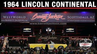 Hoovies Garage Preview - Roy Rogers' 1964 Lincoln Continental Convertible - BARRETT-JACKSON 2022