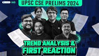 First Reaction on UPSC CSE Prelims 2024 Exam | GS Paper 1 | Trend Analysis & Cut-Off