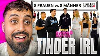 8 MÄNNER & FRAUEN SPIELEN TINDER IN REALLIFE! 