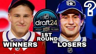 WINNERS and LOSERS of the 1st Round of the 2024 NHL Entry Draft