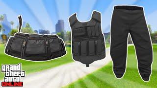 GTA 5 HOW TO GET BLACK JOGGERS CEO VEST AND DUFFEL BAG 1.69! *SUPER EASY*