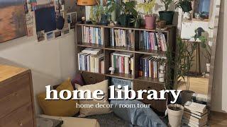 Decorate my home library with a new bookshelf: change room structure, room decoration, room tour