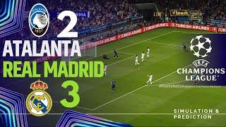 ATALANTA 2-3 REAL MADRID • Highlights • Champions League 24/25 | Simulation/Recreation