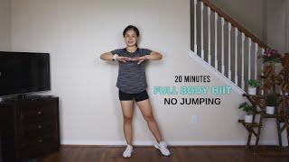 20 MIN NO JUMPING HIIT｜無跳躍，全身燃脂訓練｜居家健身 At Home Workout｜Fit With LaUReN