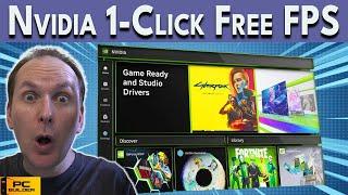 NVIDIA App Now Gives Free FPS? NVIDIA 1-Click OC App Tested