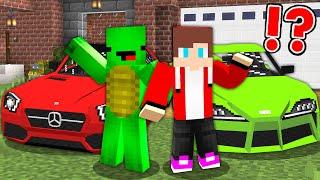 WHICH Car Is Better JJ CAR vs Mikey CAR? - in Minecraft Funny Challenge Maizen Mizen JJ and Mikey