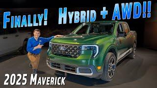 America's Most Efficient Truck FINALLY Gets AWD! | 2025 Ford Maverick Hybrid AWD