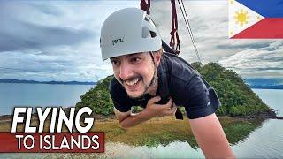 Flying Over El Nido: Insane Island-to-Island Zipline Adventure, Palawan, Philippines 